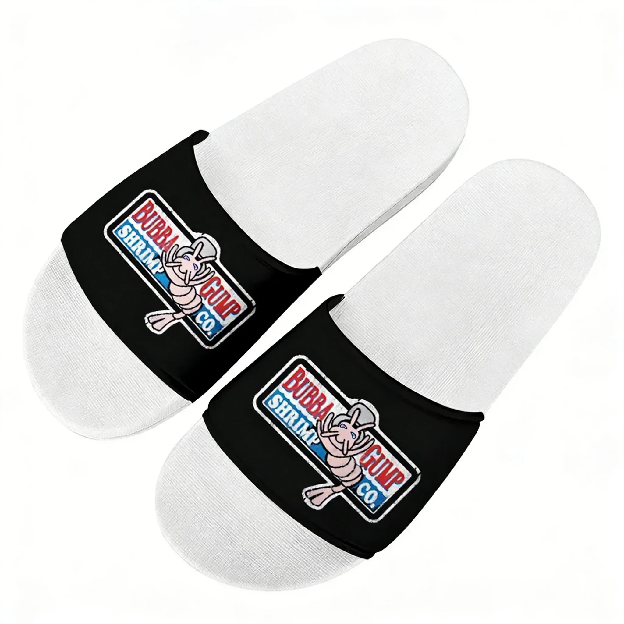 

Ретро-тапочки Bubba Gump 1994 года, домашние водонепроницаемые шлепанцы, обувь для душа и бассейна, мужские и женские летние тапочки в стиле Форреста Гампа.