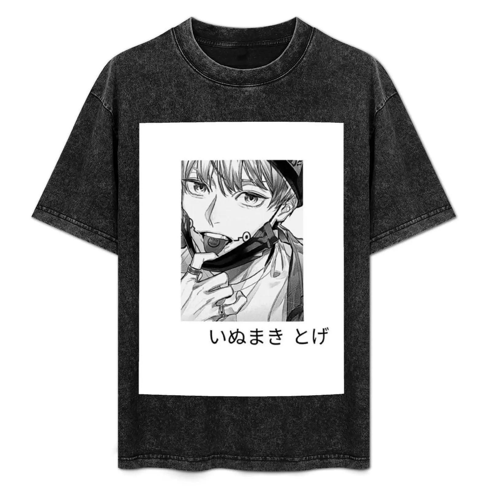 The Sorcerer Inumaki Toga T-Shirt blacks quick drying oversized t shirt cotton graphic tees men clothing