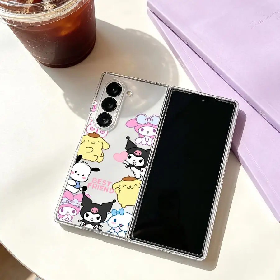 Case for Samsung Galaxy Z Fold 7 6 5 4 3 Z Flip 7 6 5 4 3 Phone Cover Cartoon Sanrio Cute view 6