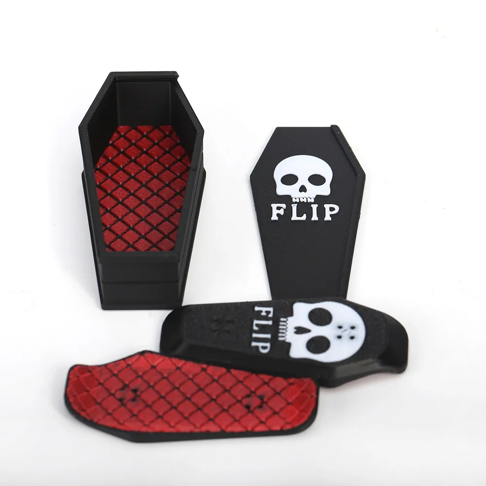 

Magnetic Mini Fingerboard Kickflip 3D Printed Fidget Toy Stress Relief for Kids