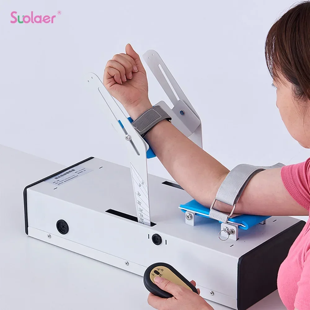 جهاز تدريب إعادة تأهيل الذراع المفصلية الكهربائية، تمديد الذراع الأوتوماتيكي، كسر المنزل، تمرين ما بعد العملية الجراحية #1