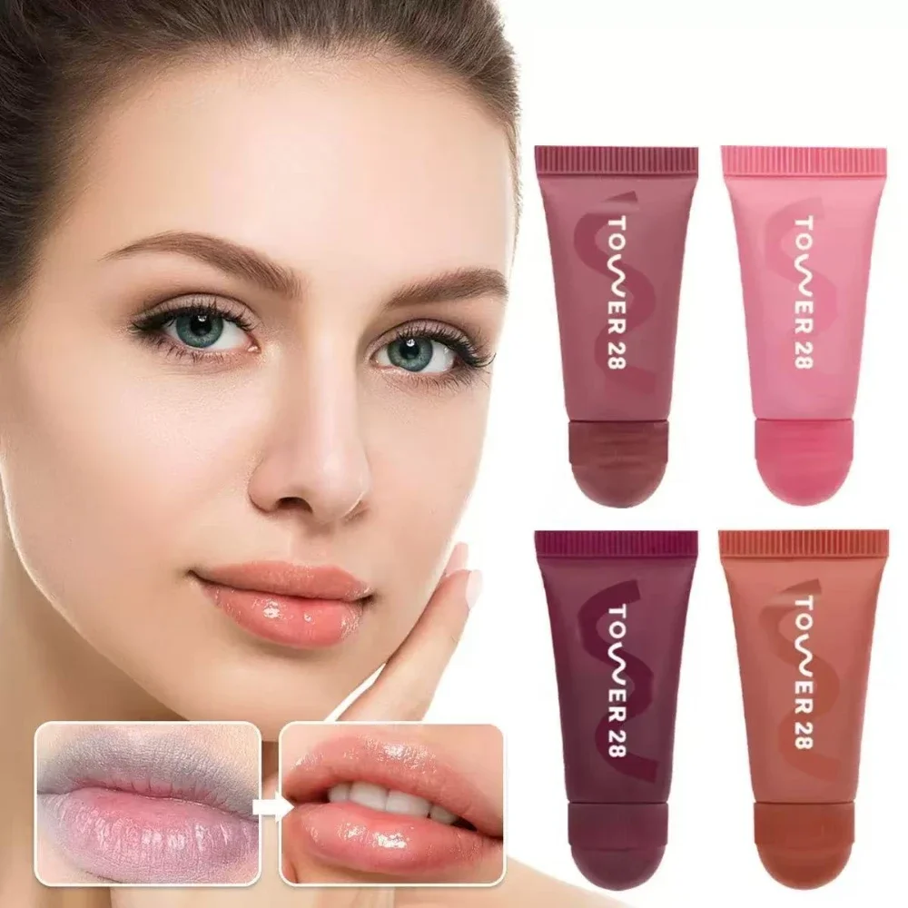 مجموعة أحمر شفاه مكونة من 4 قطع مكياج للنساء كوب غير لاصق مقاوم للماء ومستحضرات تجميل تدوم طويلاً ملمع شفاه غير لامع للنساء في عيد الحب #3