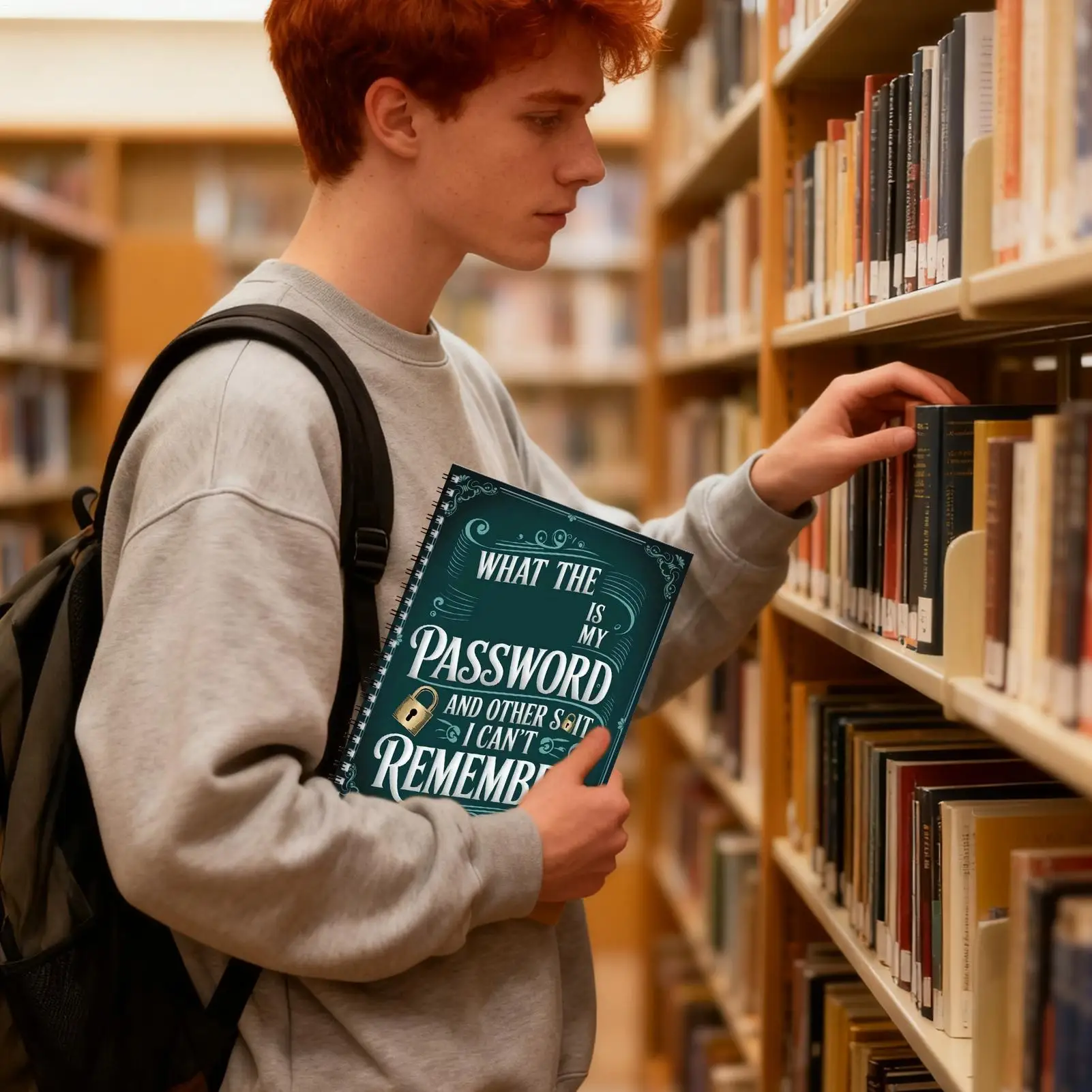 

Password Journal Thickened Spiral Ring Notebook Interesting Password Organizer For Family Friends Students Men Women Home Indoor