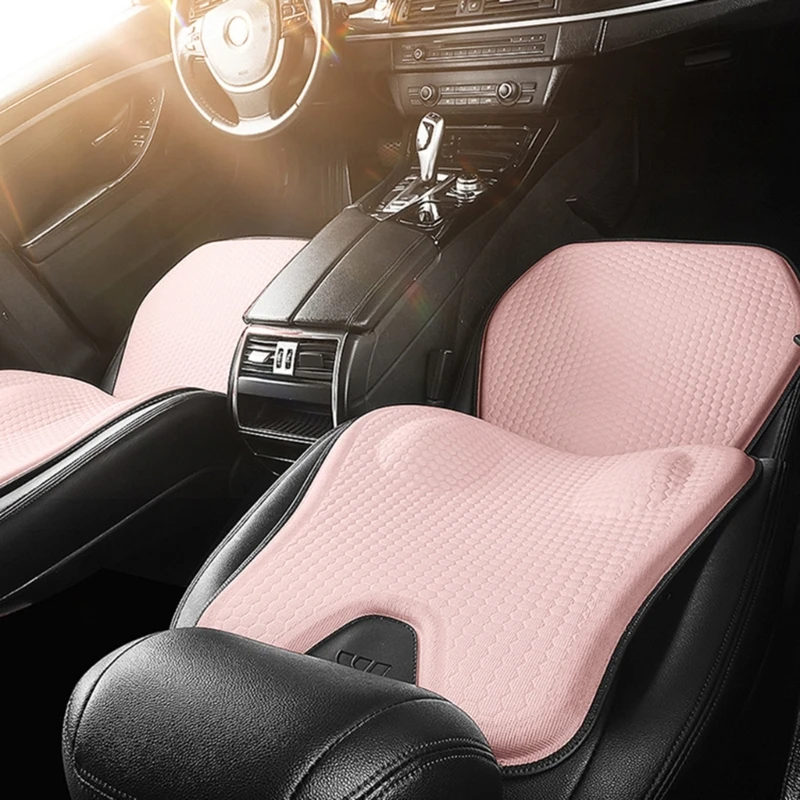 Car Backrest Cooler Cushion Cover Breathable Cooling Protector Auto Interior Accessories Car Ventilate Mat Pad