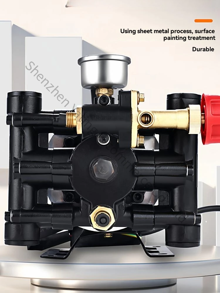 Double Cylinder High Pressure Piston Pump Electric Sprayer Butter Free Power Small Household Efficient and Durable Dispenser