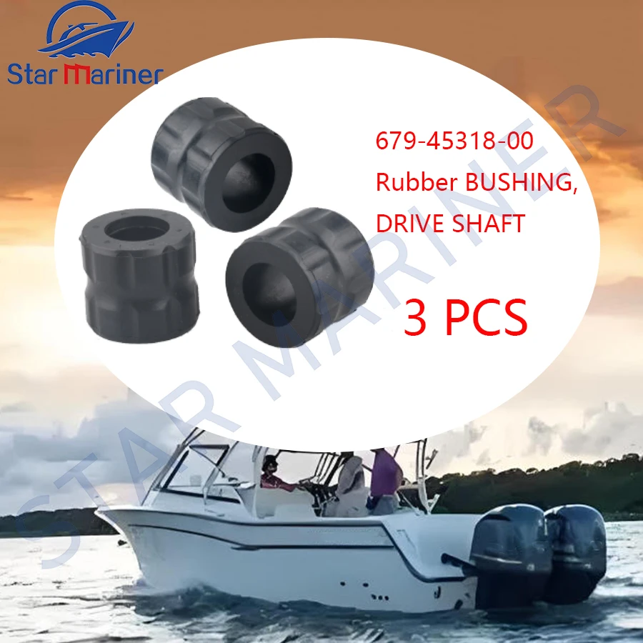 

679-45318-00 Резиновая ВТУЛКА, ПРИВОДНЫЙ ВАЛ для подвесного двигателя Yamaha Parsun 40HP 40X 679-45318 679-45318-00-00, детали лодочного двигателя