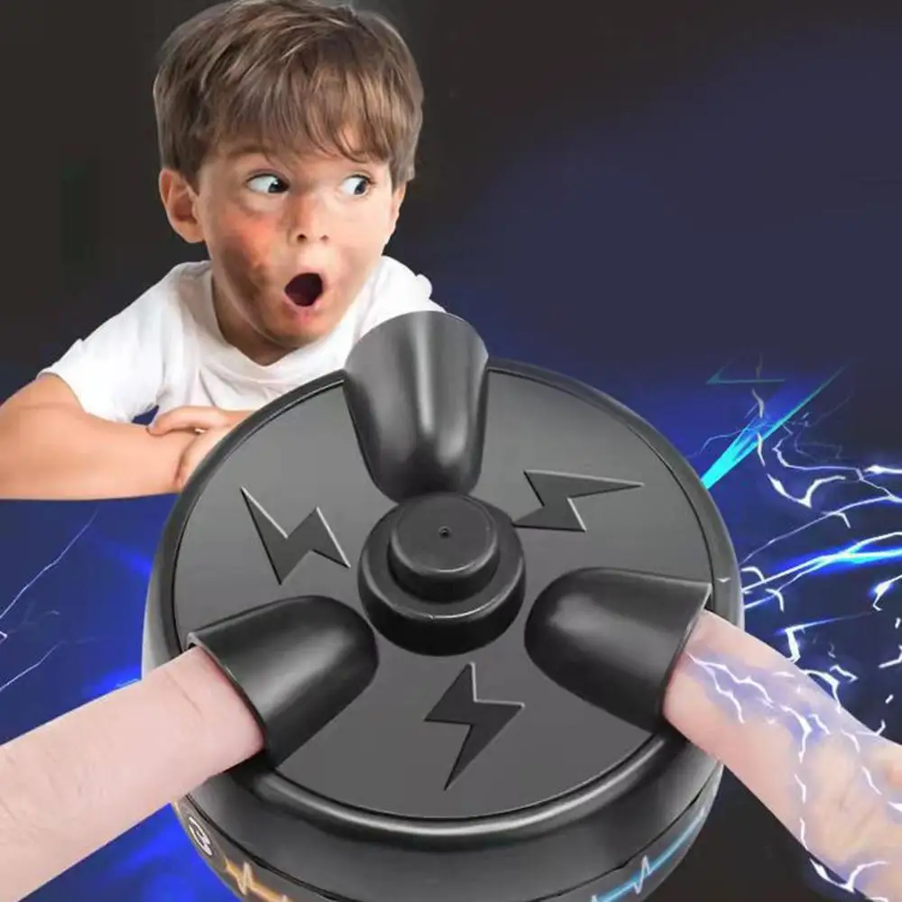 

Props Tricky Toy Micro Polygraph Finger Game Machine Electric Shocking Roulette Finger toy Electric Shock Finger Game