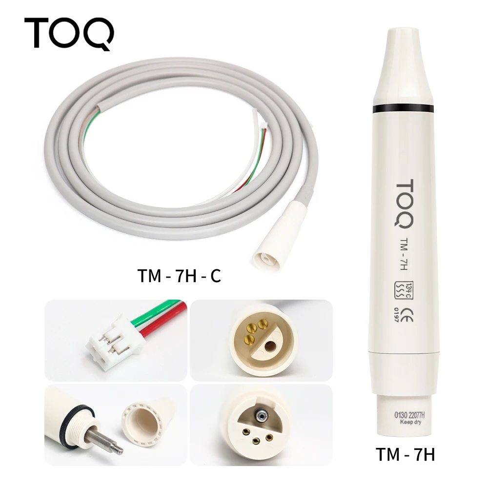 TOQ Dental ultradźwiękowy skaler piezoelektryczny rękojeść HD-7L/HW-5L z diodą LED HD-7H/HW-3H bez diody LED Fit oryginalny uchwyt wybielanie zębów