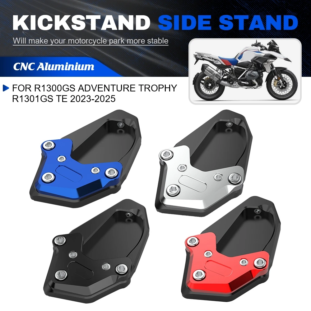 

Kickstand Accessories Motorcycle Foot Side Stand Enlarger Plate Kickstand For BMW R1300GS Adventure Trophy R1301GS TE 2023-2025