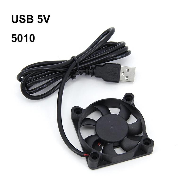 5cm 5V USB 5010 interfaz DC 5010 ventilador de refrigeración sin escobillas cable USB línea para humidificador portátil 5cm 50x50x10mm W28