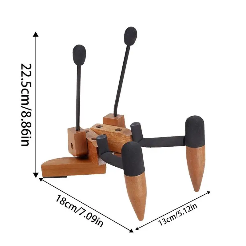 حامل جيتار قابل للطي من الخشب الصلب، حامل جيتار قابل للطي، حامل جيتار، وسادات رغوة واقية، ملحقات الجيتار، شماعات جدران الجيتار
