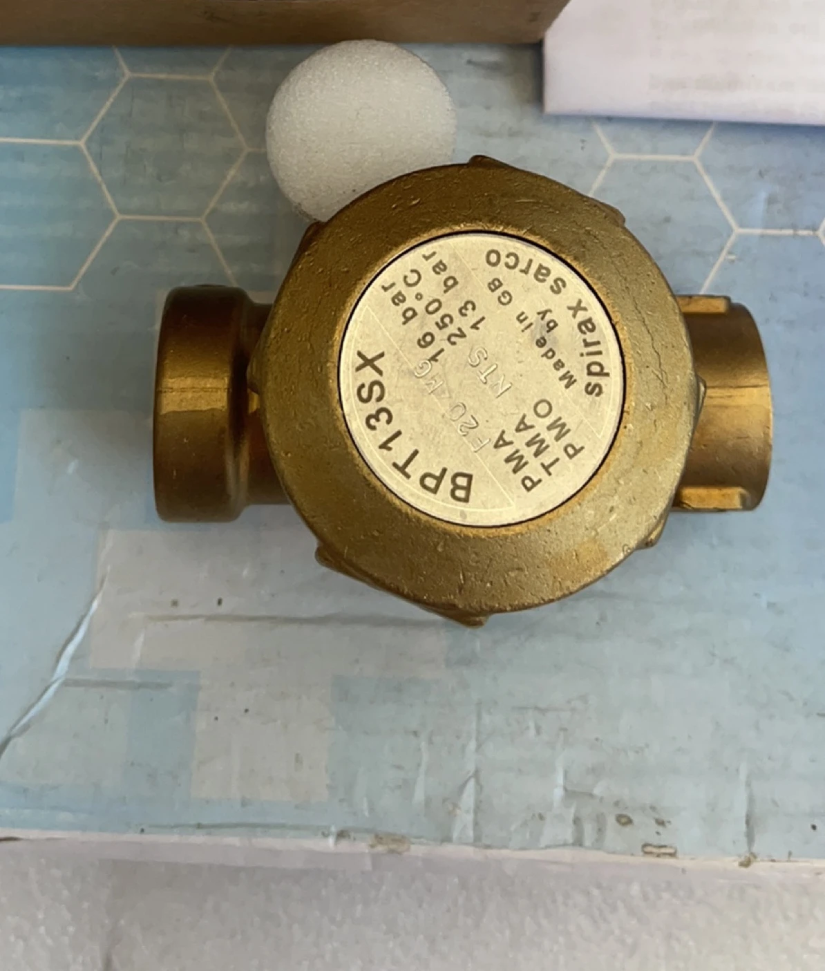 Pharmaceutical Spisak thermal energy drain valve BPT13SX, 1/2 inch, PN16,