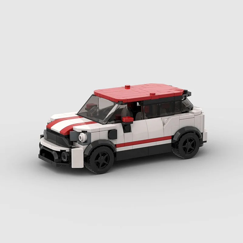  Technical Mini Cooper F60 Speed Champions Super Sports Cars Building Blocks Bricks Set Kids Toys Gifts for Boys & Girls