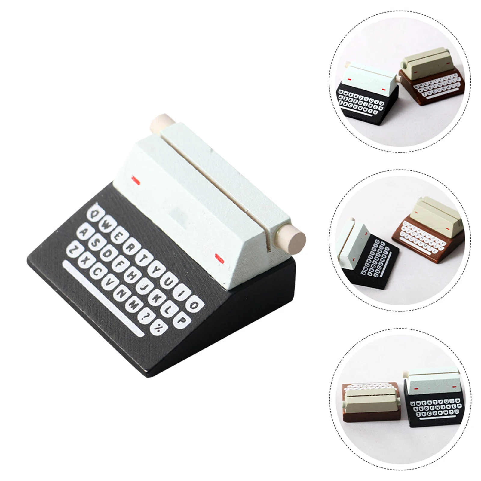 

Vintage Style Miniature Typewriter Home Decor Office Bedroom Conference Room Decoration Gift Idea House Accessories Electronic