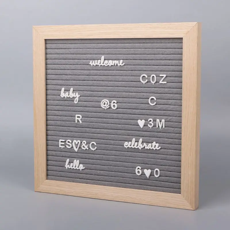 Removable Display Letter Board For Felt English Alphabet Message Sign Home Numbers Kid Office Gift Characters Changeable B03E