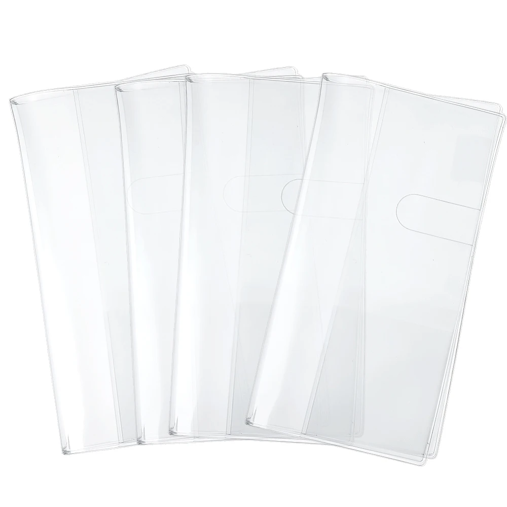 PVC Plastic Book Cover 22 x 26 cm Frosted Protective Sleeves Waterproof Strong Plastic Protecting Sleeves for Books Planner