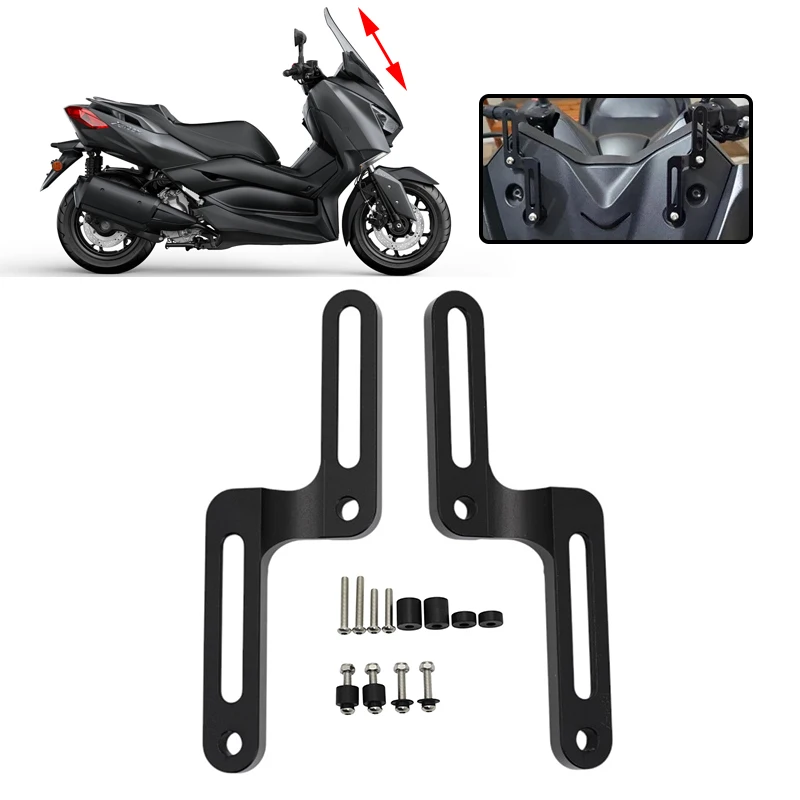 لياماها XMAX300 قوس الزجاج الأمامي X-MAX 300 XMAX 300 2015-2019 2016 2017 2018 دراجة نارية الزجاج الأمامي الضابط #1
