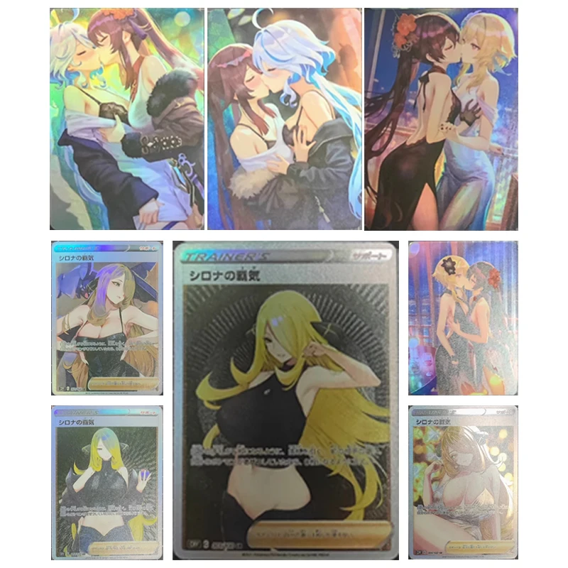 

Diy Japanese Anime Goddess Story Sharona Hu Tao Firefly Furina Collectible Cards Christmas Birthday Gifts Children's Toys