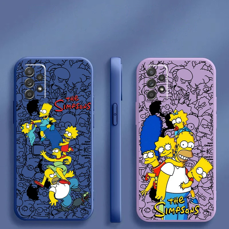 The Simpsons Disney Cute For Samsung Galaxy A70 A51 A50 A42 A41 A35 A31 A20 A20S A14 A12 A11 A10 A03 A02 A01 Core Phone Case