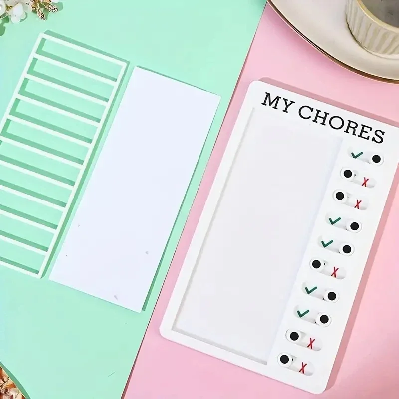 1Pc Portable To‑Do List Memo Board,DIY Checklist Reminder Board,Daily Task Work Plan Organizer,Task Tracker for Home Office Use