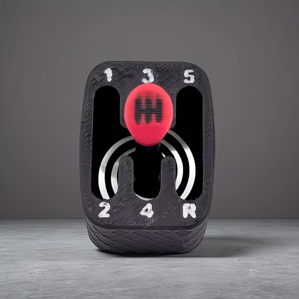 Manual Gear Shifter Fidget Toy Square Stick Shift Stress Relief Toy Gift for Adult Teens Car Lover Office Desk