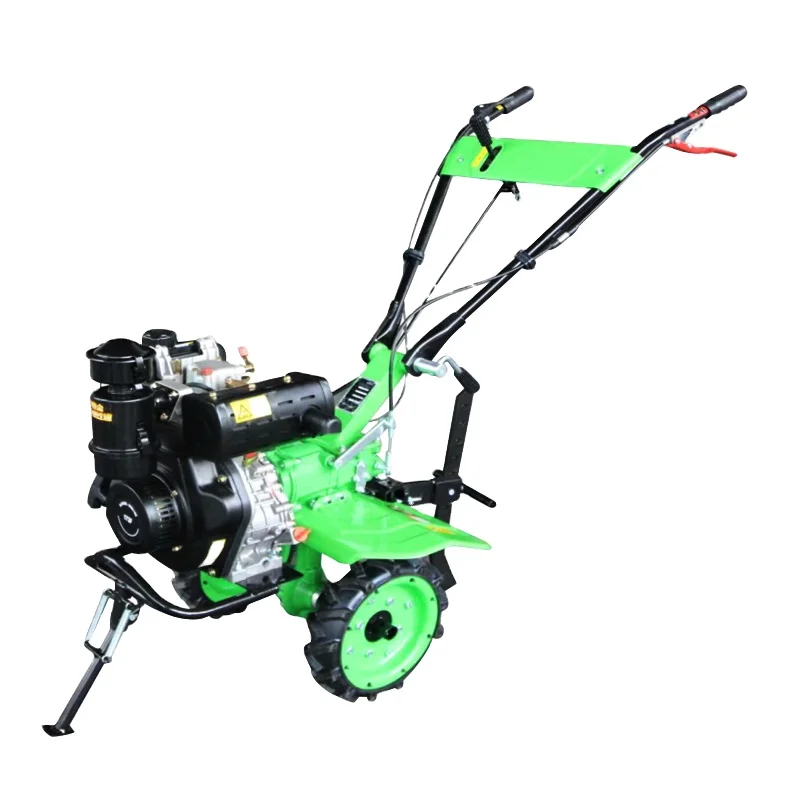 

Mini Gasoline Power Factory Farm Tilling Garden Soil Micro Tillage Machine Power Tiller Hand Tractor