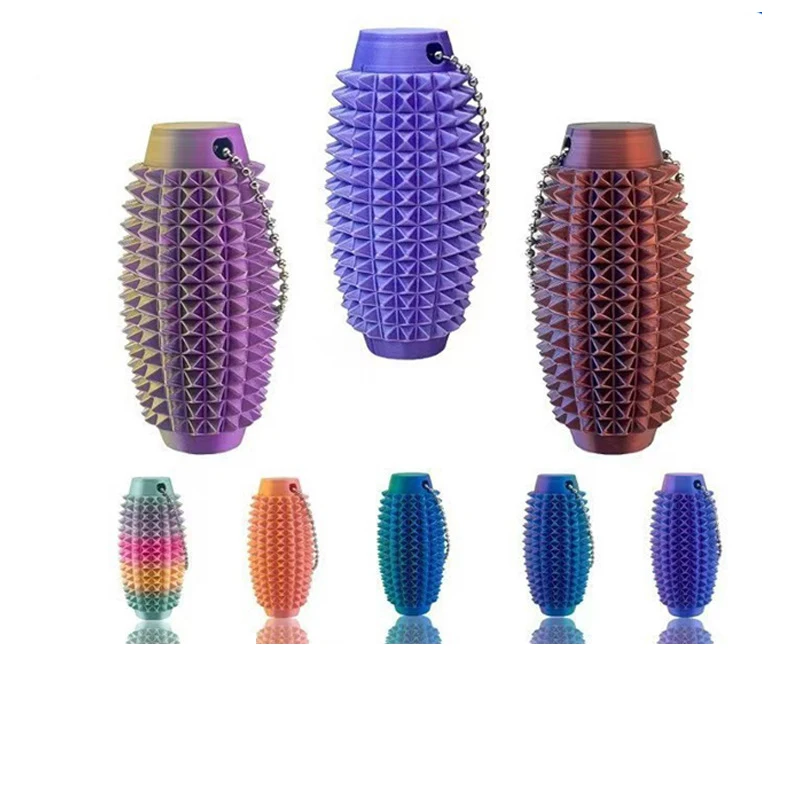 

Брелок с шипами Grippie Stim, портативный декомпрессионный массажный брелок на кончиках пальцев, игрушки-непоседы, новинка, снятие стресса, подарки на день рождения