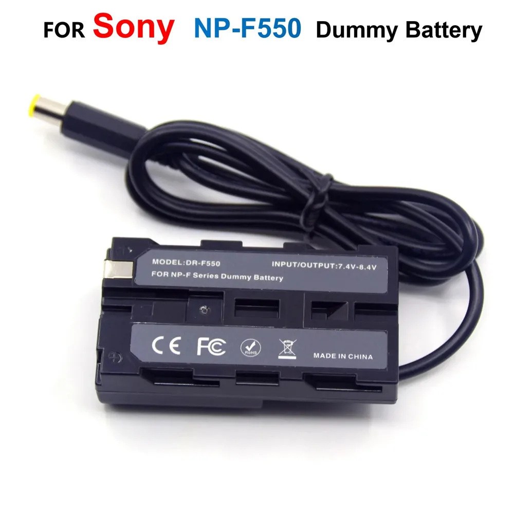 NP-F550 F750 F770 F960 F970 Dummy Battery 6.0/6.5*4.4mm For Sony Camera HXR-NX5 PXW-Z150 FS100 And BMPCC Various Video Lights