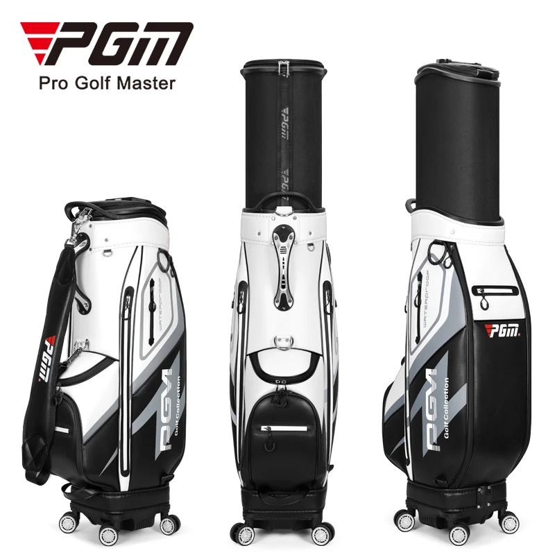 PGM-QB099 Custom Golf Travel Bag, Full Waterproof Nylon with Wheels, Men and Women