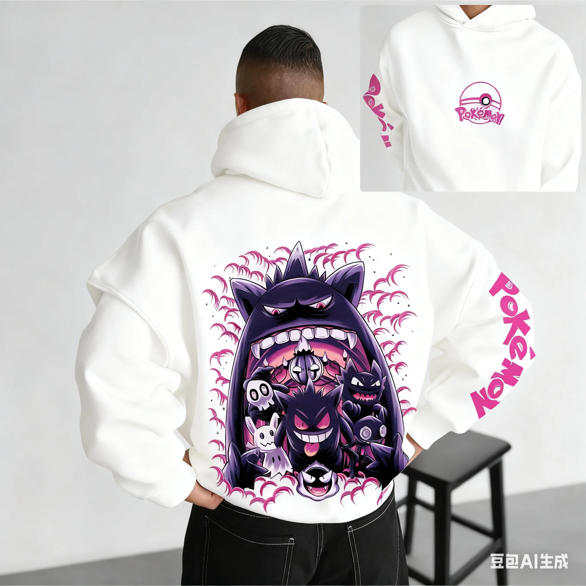 

Pikachu Fall Shoulder 3 D Fleece Treasure Can Dream Theme Blouse Adult Children Show Thin Age Season Leisure Men and Women