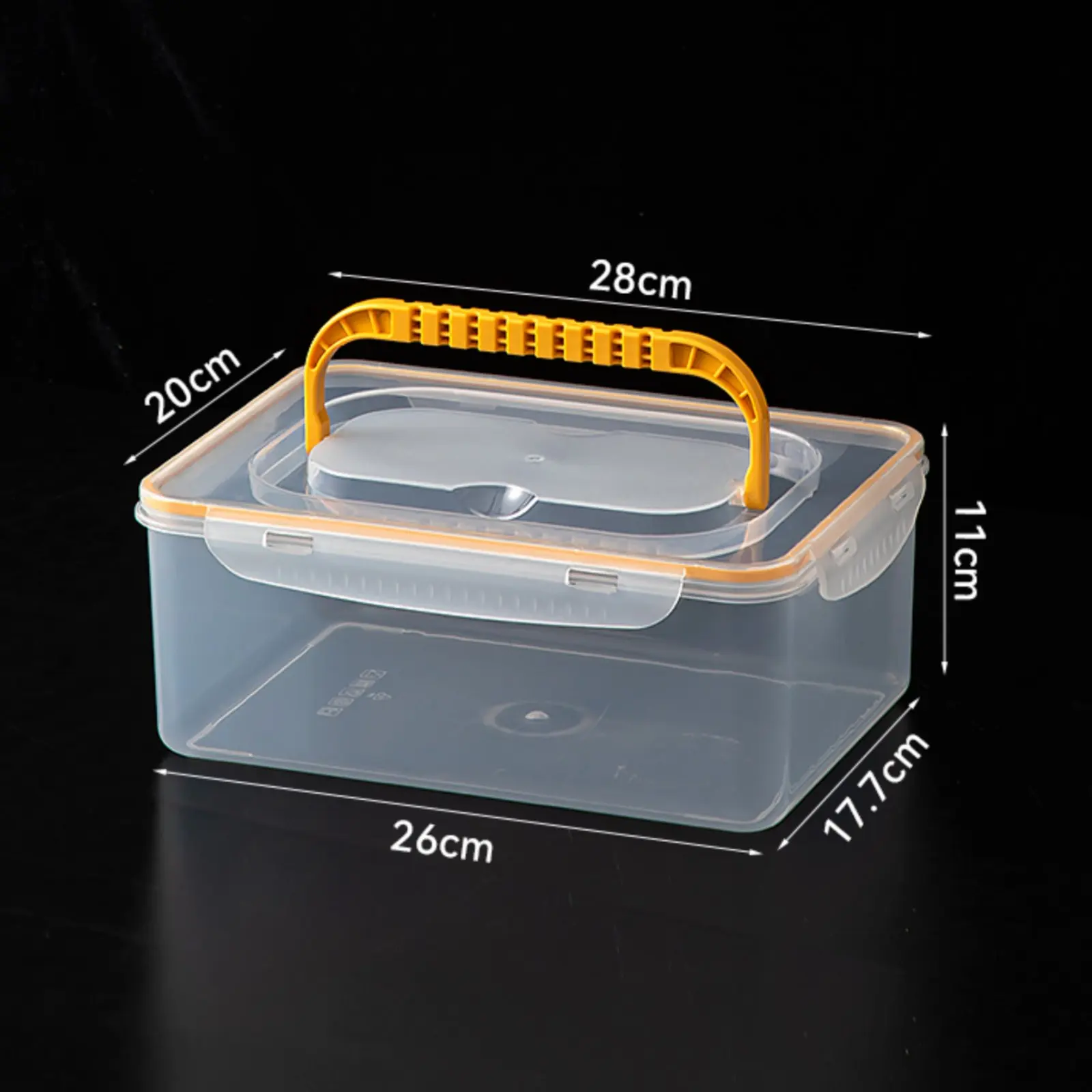 

Прозрачный штабелируемый ящик для инструментов, органайзер для хранения