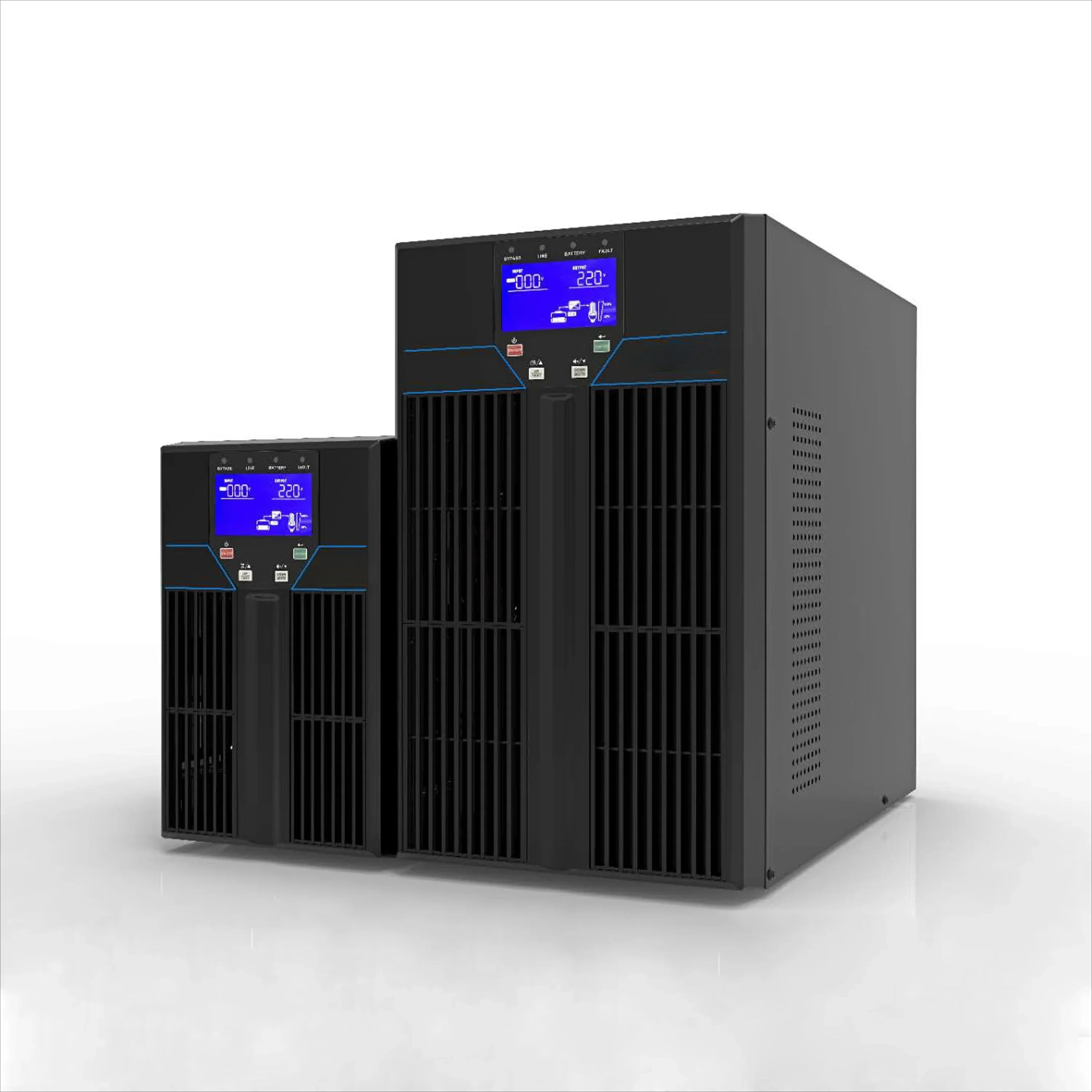 UPS عالي التبريد 1KVA 220V DC مصدر طاقة احتياطي لجهاز توجيه WiFi مع وقت استعداد لمدة ساعة واحدة