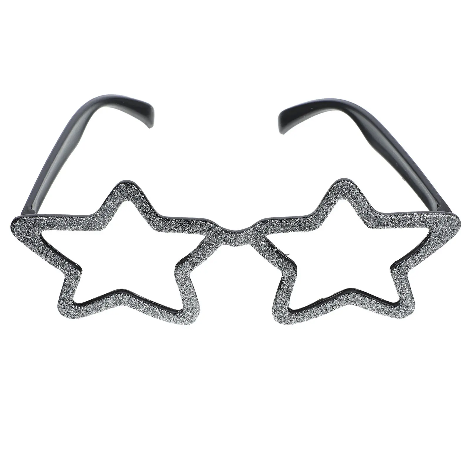 

Star Shining Spoof Glasses Silver Funny Prop Festival Party Personalized Hilarious Eye Glasses Creative Accessory Gift