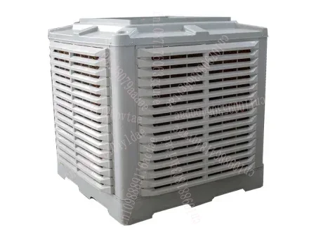 Vendita diretta in fabbrica Condizionatori d'aria industriali silenziosi montati a parete o sul tetto Raffreddatore d'aria evaporativo per acqua