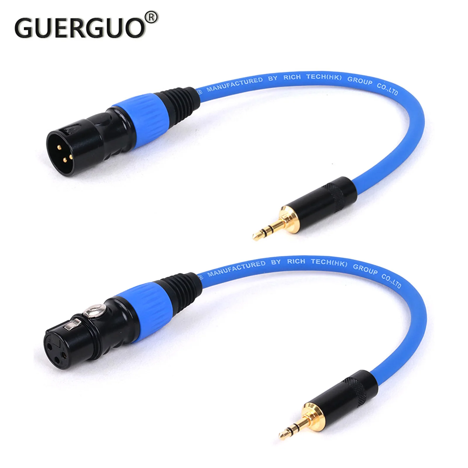 

1PC 3.5mm To XLR Cannon Cable Male to 3Pin XLR Female/Male For Karaoke Microphone Audio HIFI Sound High quality Extension Cord