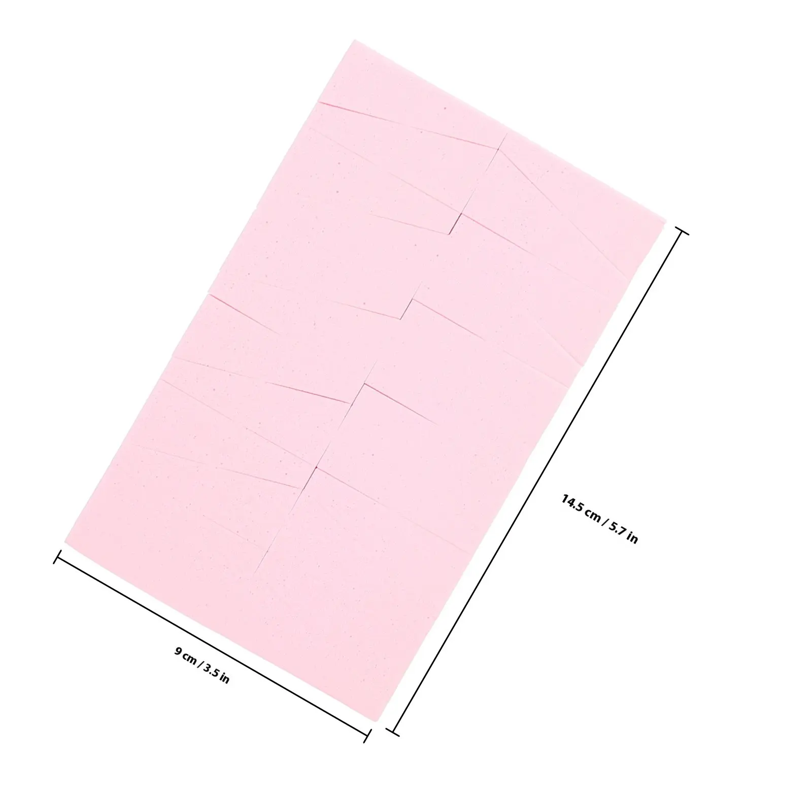 2Sets Foundation Makeup Sponge Trapezoid Wedge Puff Beauty Tool for Even Full Face Application Save Powder Elastic Skin
