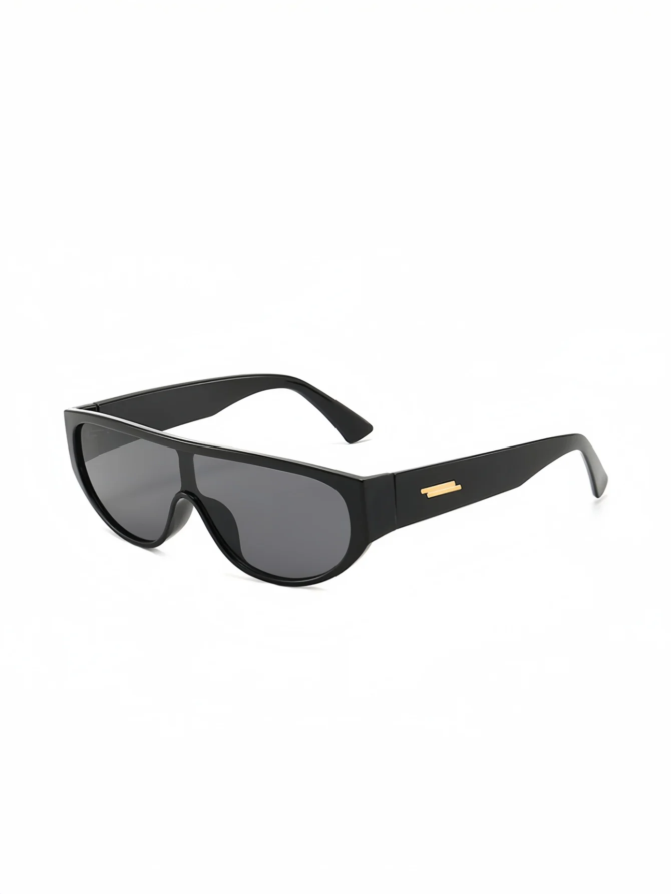 Unisex retro one-piece large frame sunglasses with classic colors that won't go wrong for street photography, fashionable items view 4