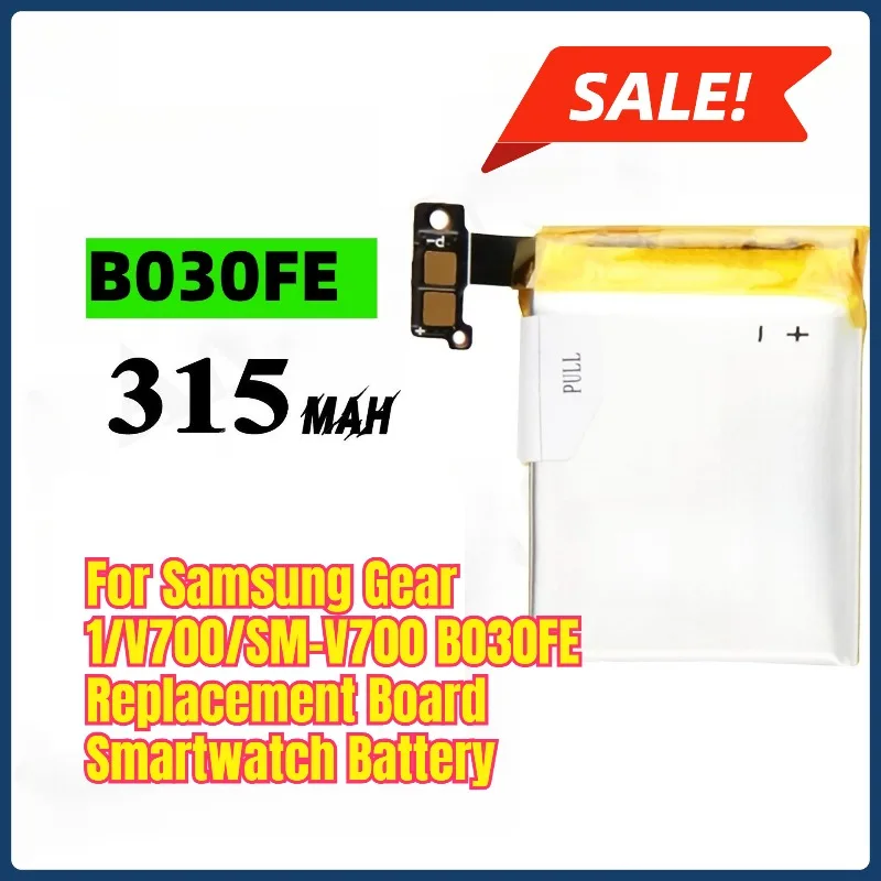 

315mAh for Samsung Gear 1/V700/SM-V700 B030FE Replacement Board Smartwatch Battery