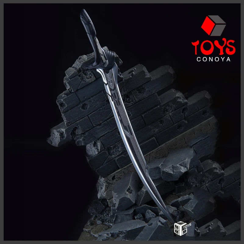 

86TOYS TY-002 1/6 Scale Alloy Damascus Steel Knife Fighting Angel Weapon Model Fit 12-inch Soldier Action Figure Body