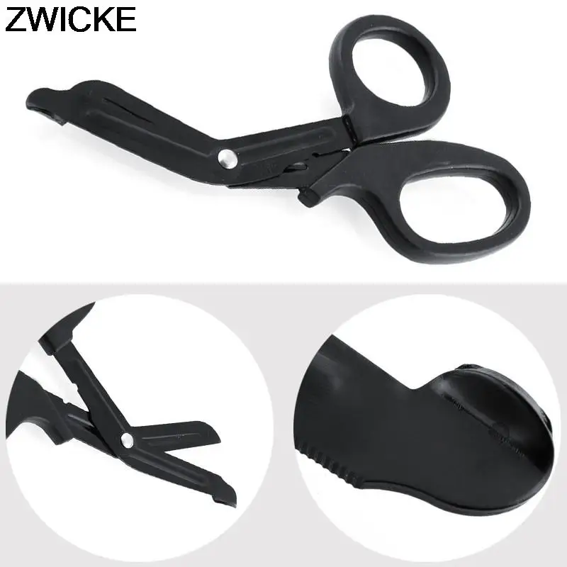 1pcs Outdoor Survive Paramedic Rescue Utility Shear Emergency Gauze Scissor First Outdoor Camp Medical Nurse Hike Trauma Aid