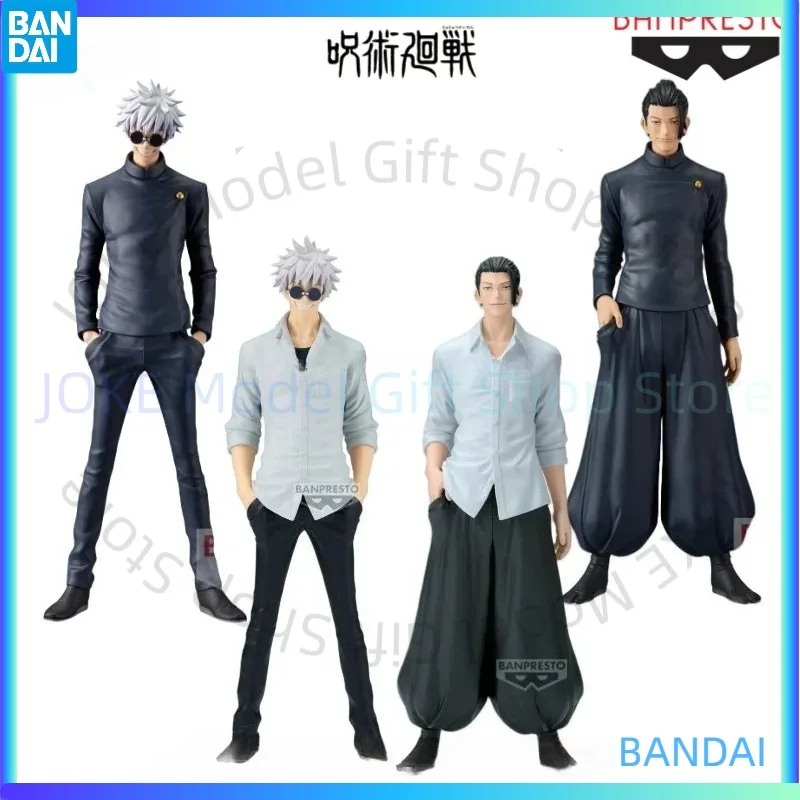 

Original Bandai Banpresto Jujutsu Kaisen Satoru Gojo Geto Suguru King Of Artist KOA Anime Figures Collectible Model