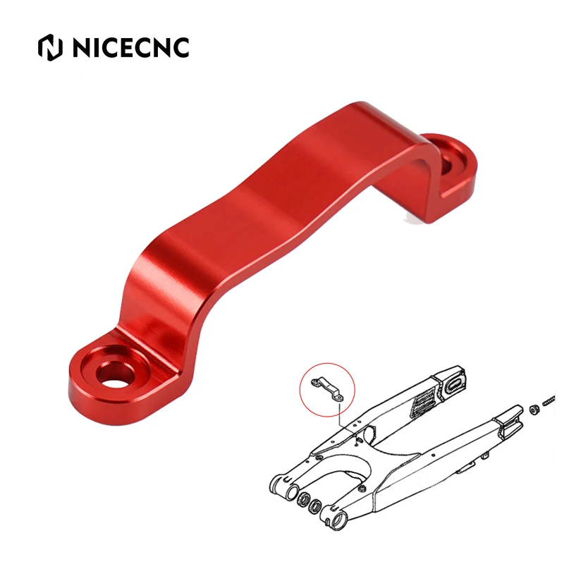 

NICECNC For Honda CRF450X 2005-2009 2012-2017 CRF250R 2010-2013 CRF450R 2002-2012 Rear Brake Hose Clamp Holder 43469-MEB-000