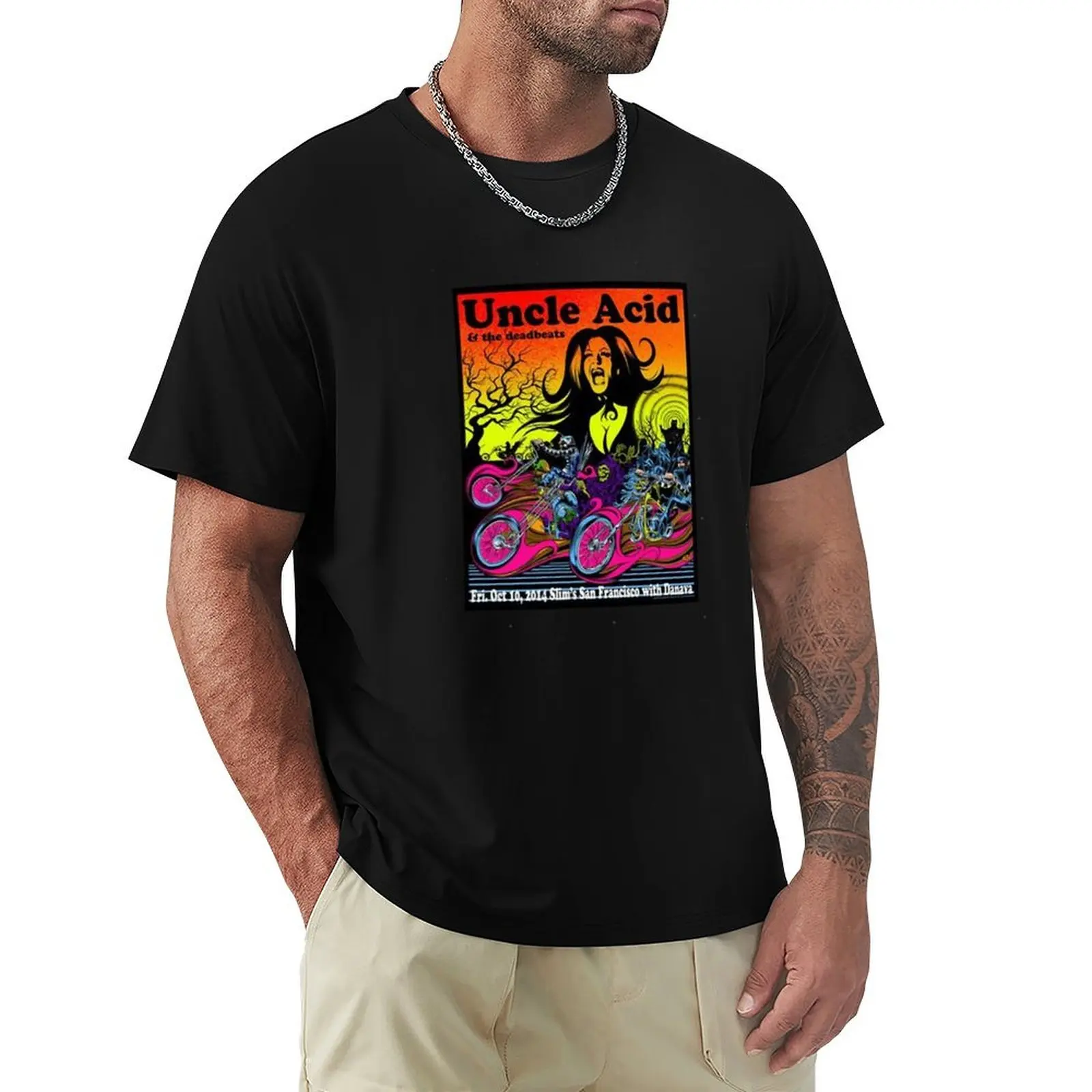 

Uncle Acid (3) T-Shirt man clothes summer top mens graphic t-shirts big and tall