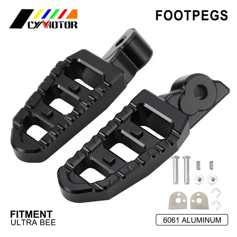 

Rear FootPegs Footrests Foot Pedals Foot Pegs For ULTRA BEE Ultrabee Electric Motorcycle CNC Aluminum Enduro Motocross Dirt Bike