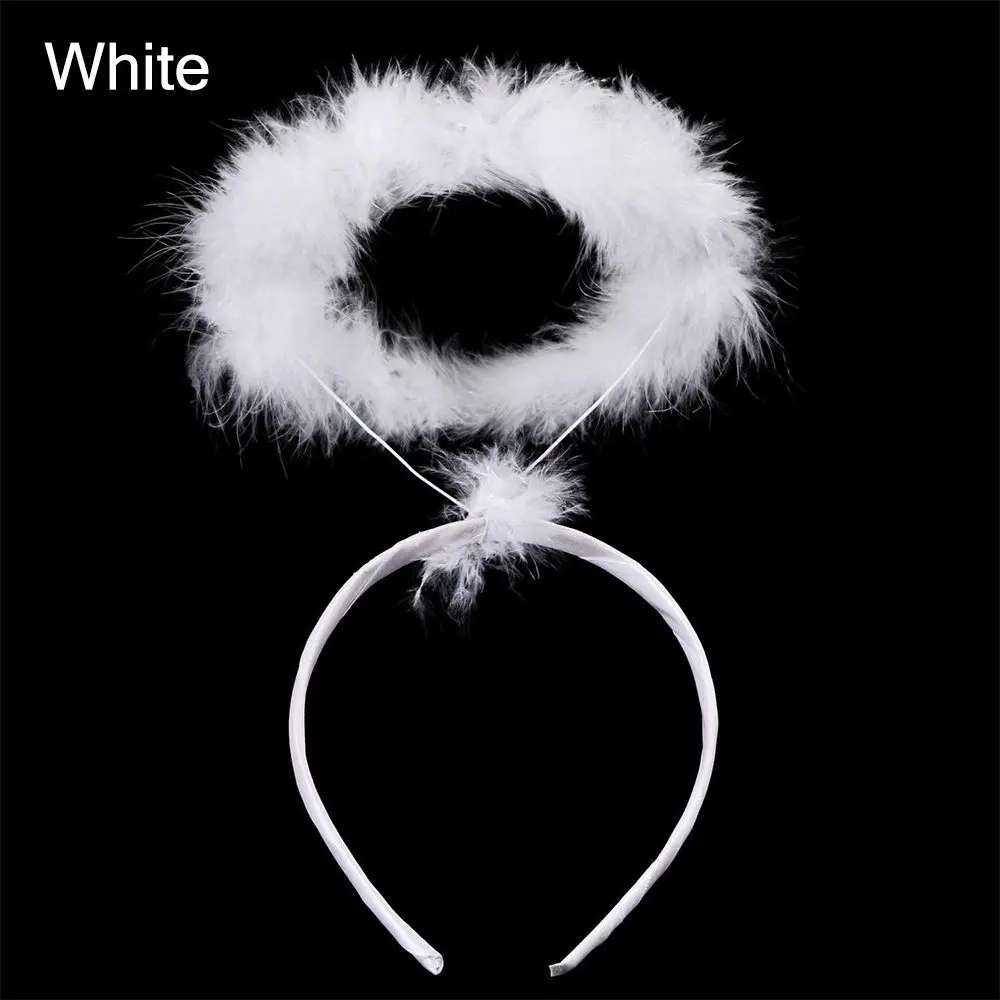 Christmas Party Favor Festival Angel Outfit Angel Halo Headband Cosplay Costume Feather Angel Headband