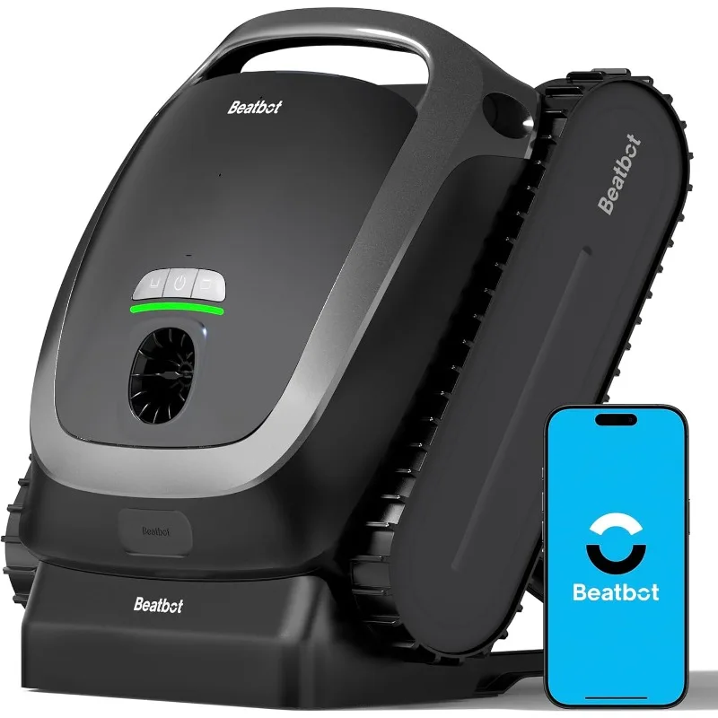 

Beatbot AquaSense Cordless Robotic Pool Vacuum Cleaner - Intelligent Path Opimization, Cleans Floor, Walls