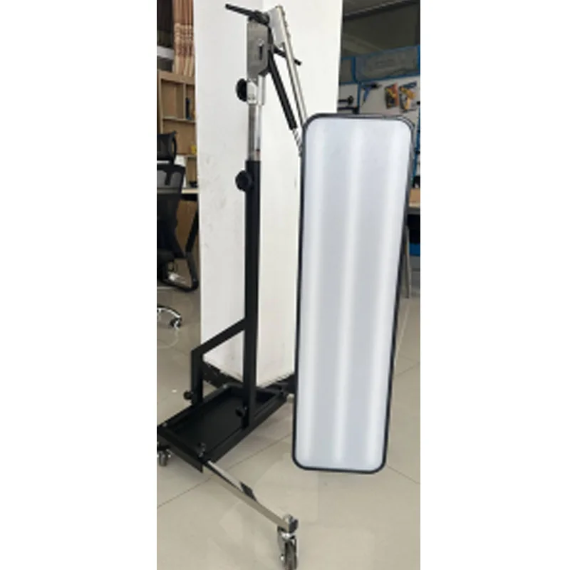 9LED PDR Dent Reflector Board Mobile Wheel Stand 115cm Adjustable Dual Power Car Dent Repair Inspection Light 6