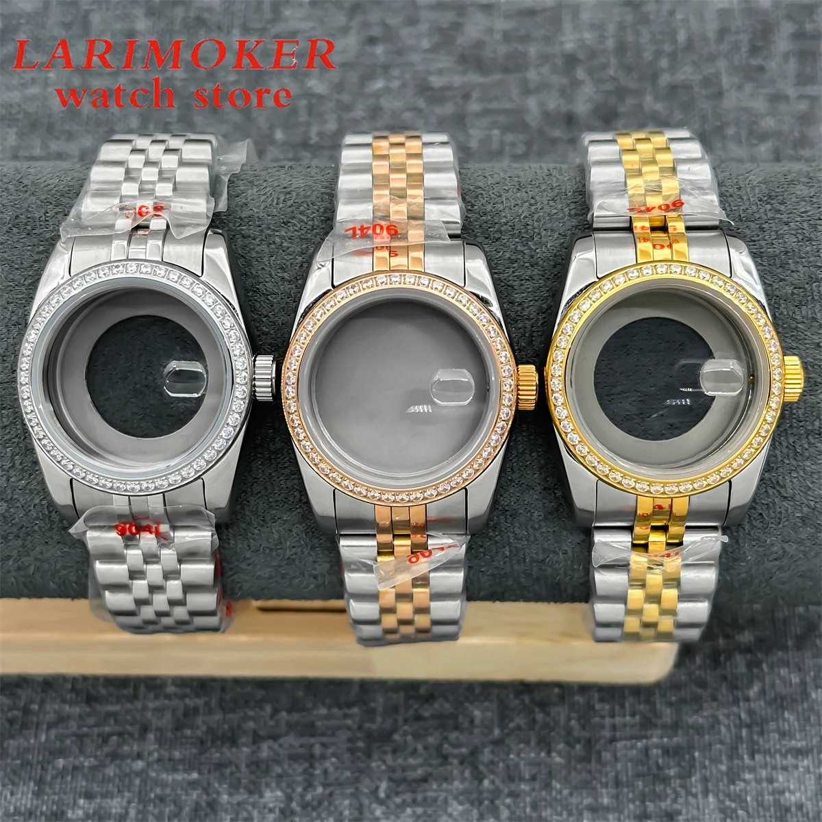 31mm women's diamond-set case Rose gold stainless steel case sapphire glass with NH05 movement