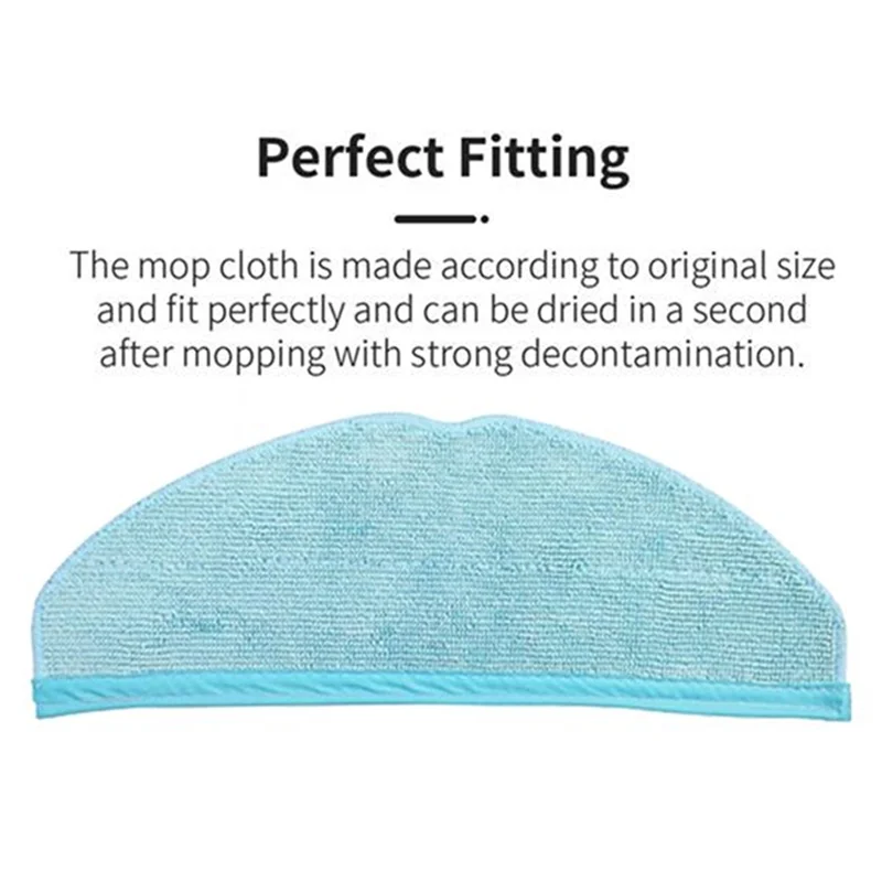 YCOC-para Homerun Serie 7000 XU7100/01 XU7100/02 Karcher RCV 5 accesorios de repuesto cepillo lateral principal paño de mopa accesorio