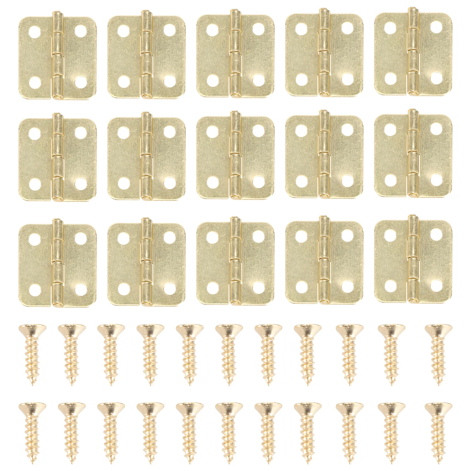 

20pcs Stainless Steel Self Closing Spring Hinges For Jewel Cases Automatic Box Hinges Smooth Closure Heavy Duty Compact Hardware